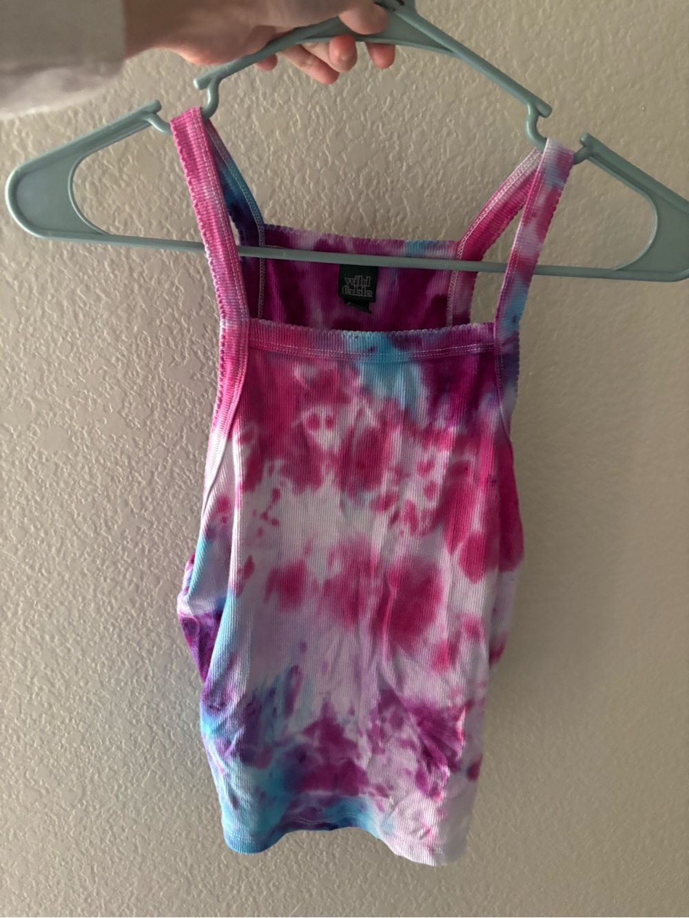 wild fable Tie-Dye Tank Top - Pink & Blue